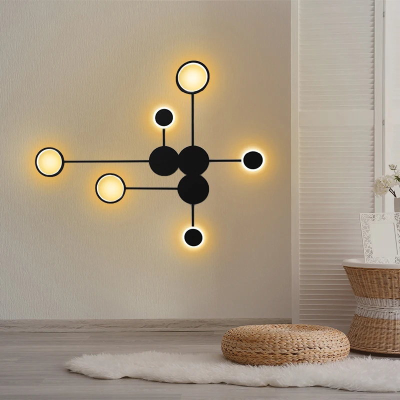 Nordic Modern Wall Lamp Led Minimalist Wall Light Living Room Bedroom Staircase Light Home Decoration Bedside wall lights indoor