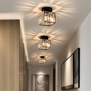 Zhongshan Fancy Lights For Home Luminaire Nordic Modern LED Crystal Luxury Ceiling Lamp Creative Balcony Corridor Lamp