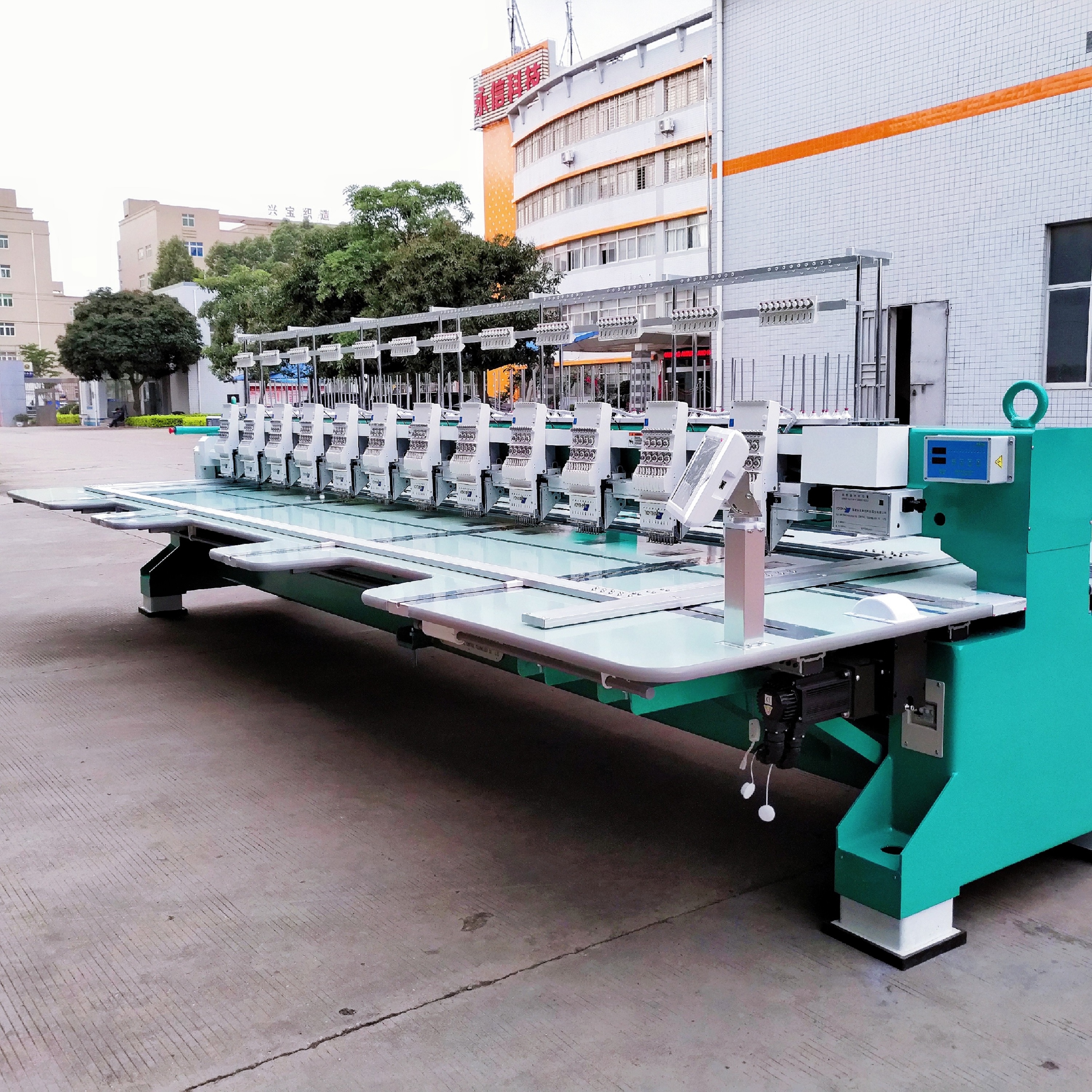 Yonthin Multi Needle Caps Garment Computerized 12 Head Tajima Embroidery Machine Price for Sale