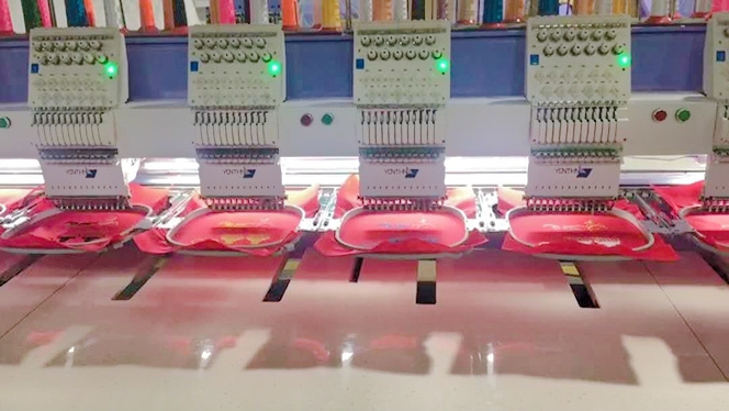 Yonthin Multi Needle Caps Garment Computerized 12 Head Tajima Embroidery Machine Price for Sale