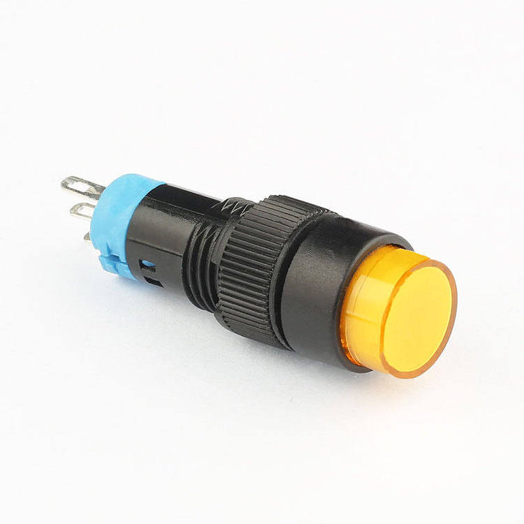 factory price 3a 250v 10mm round on off push button switch 220v