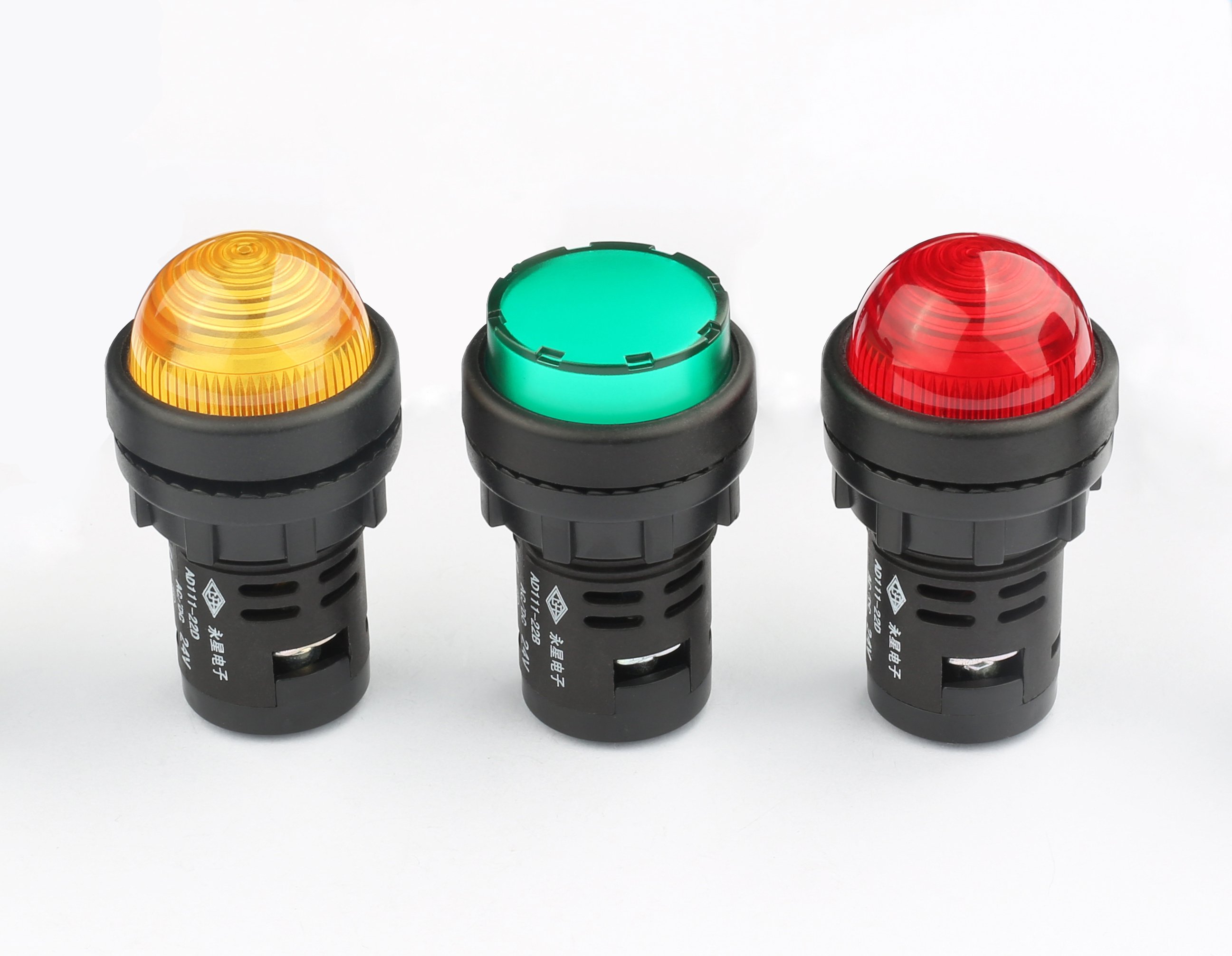 Yongxing AD111-22A/DC 24V G indicator light high quality  switch with led indicator light