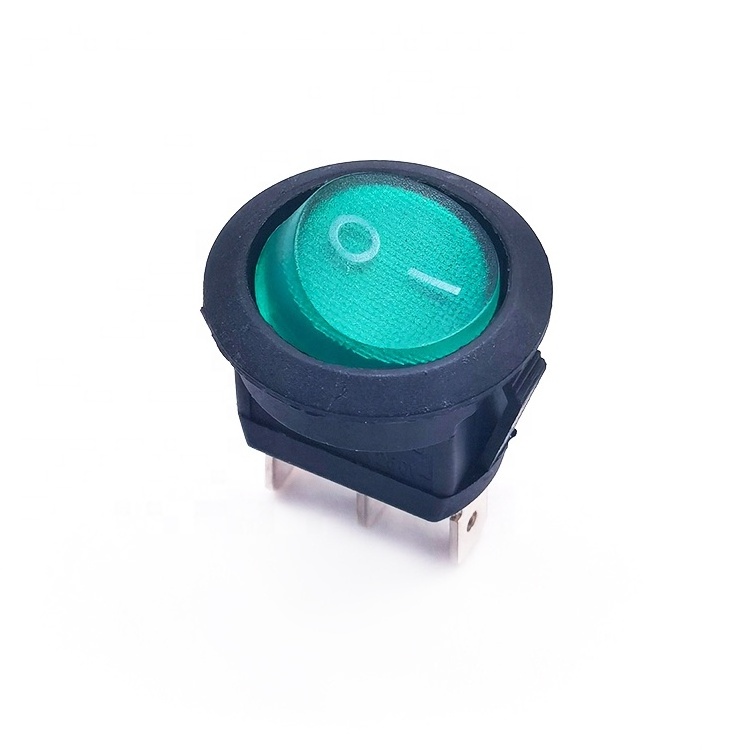 Factory Quality 20mm Round SPST 2Pin switch sub-miniature rocker and paddle switches