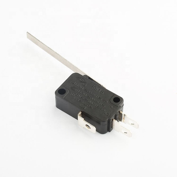 Wholesale switch factory KW15 SPDT mini roll lever flexible micro switch