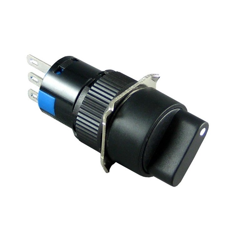 factory provide  3a 250v 3 phase black square rotary switch