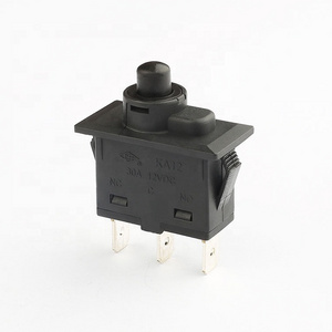 IP65 30A 12V DC ka12 switch momentary refrigerator door waterproof push button switch