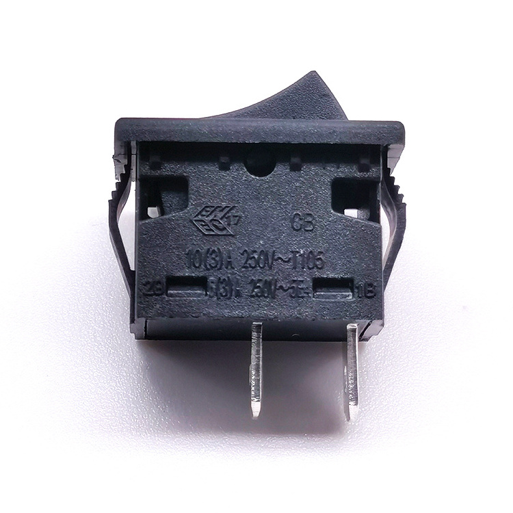 Rocker Switch Mini Waterproof Housing SPST 15x21mm 10A 250VAC On Off 2 Pin Rocker Switch