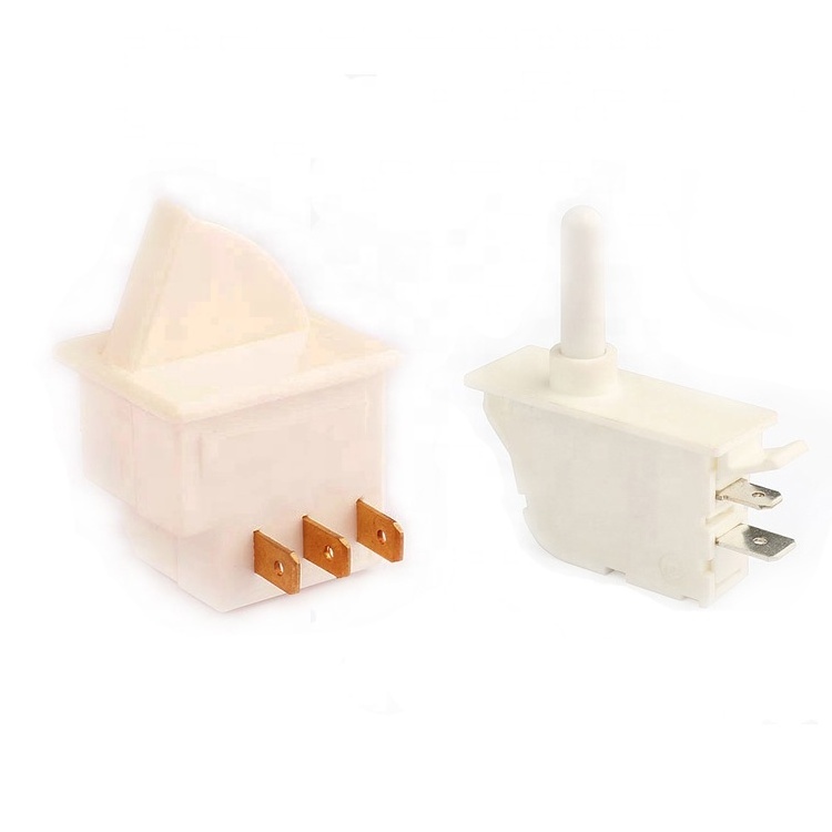 Shanghai Yongxing IP40 4A 250VAC white Fan shaped refrigerator door switch