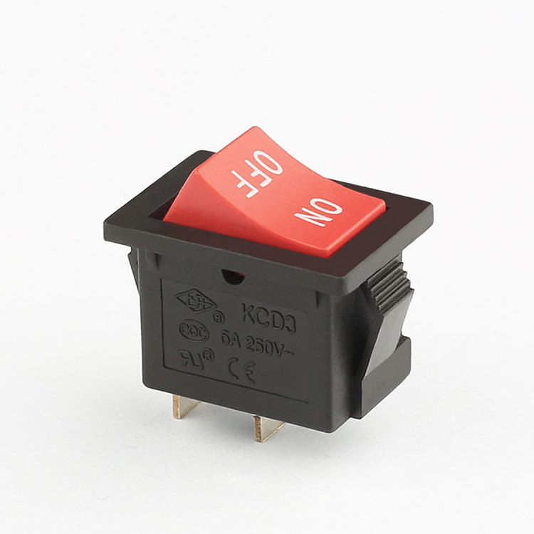 Momentary 6A 16A 250V DPDT 6 Pin Rocker Switch CQC CE Approved Rocker Switch t85 55 rocker switch