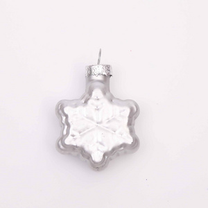 Christmas figure Supplies Snowflake Christmas Glass Figure decoration