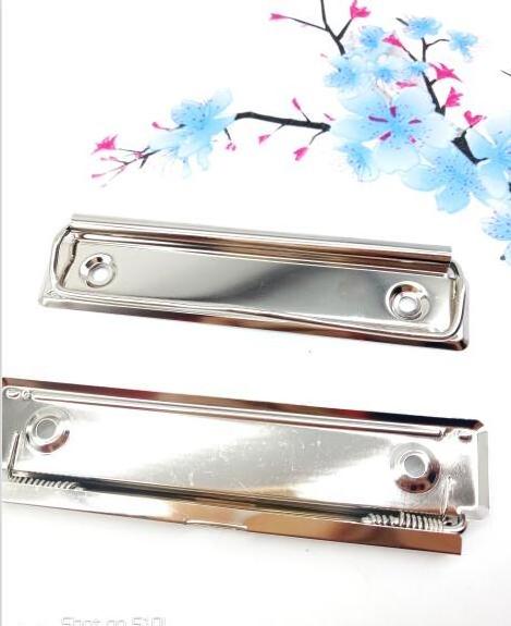 China customized metal clipboard holder, vintage copper writing board holder, DIY creative binder.