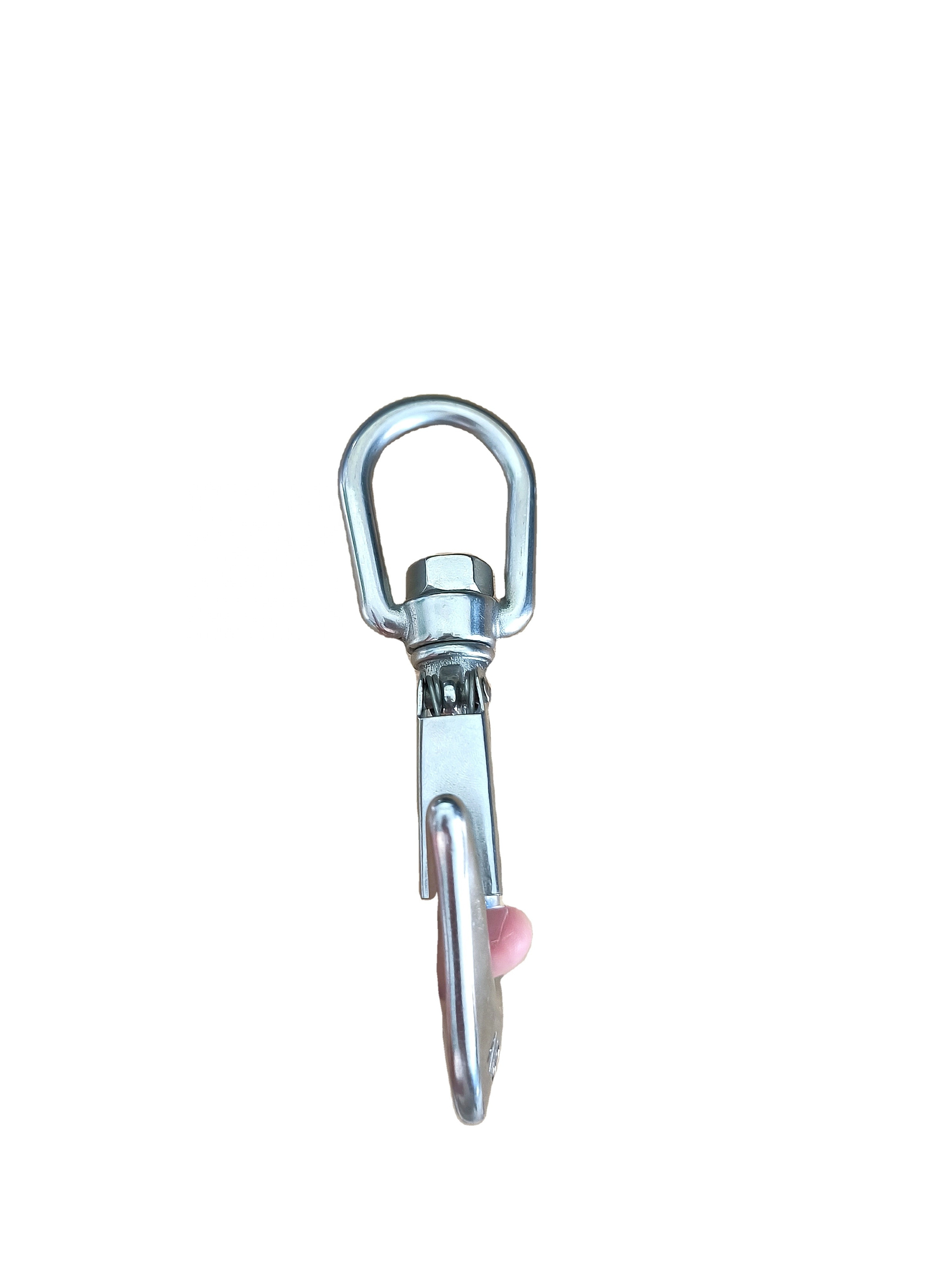 factory price heavy liftingSafety latched Crane Lifting Hook Stainless Steel Swivel Eye Hook