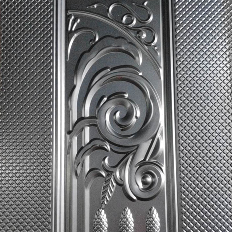 press iron door sheet embossed mild steel door plates