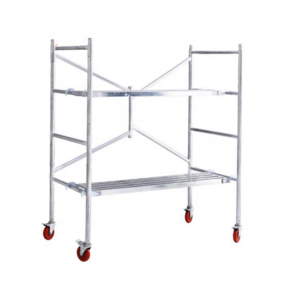 Multifunctional Portable folding scaffold with wheel Hot-dip galvanized telescopic decoration frame scaffolding