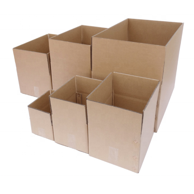 Manufacturer Custom Logo Recyclable Paper Cardboard Moving Printed Mailing Packaging Delivery Shipping Corrugated Carton Box