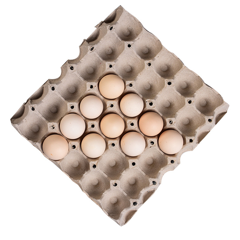 Factory Customized Bulk 30 12 6 Hole Cardboard Eggs Paper Pulp Carton Packaging Chicken Egg Holder Carton For Eggs Refrigerator