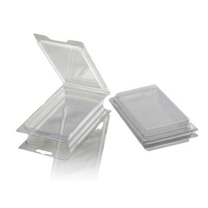 hinged blister plastic clamshell  PET Clear Plastic Cbox Hot Wheels Protector Folding Blister Case In Stock