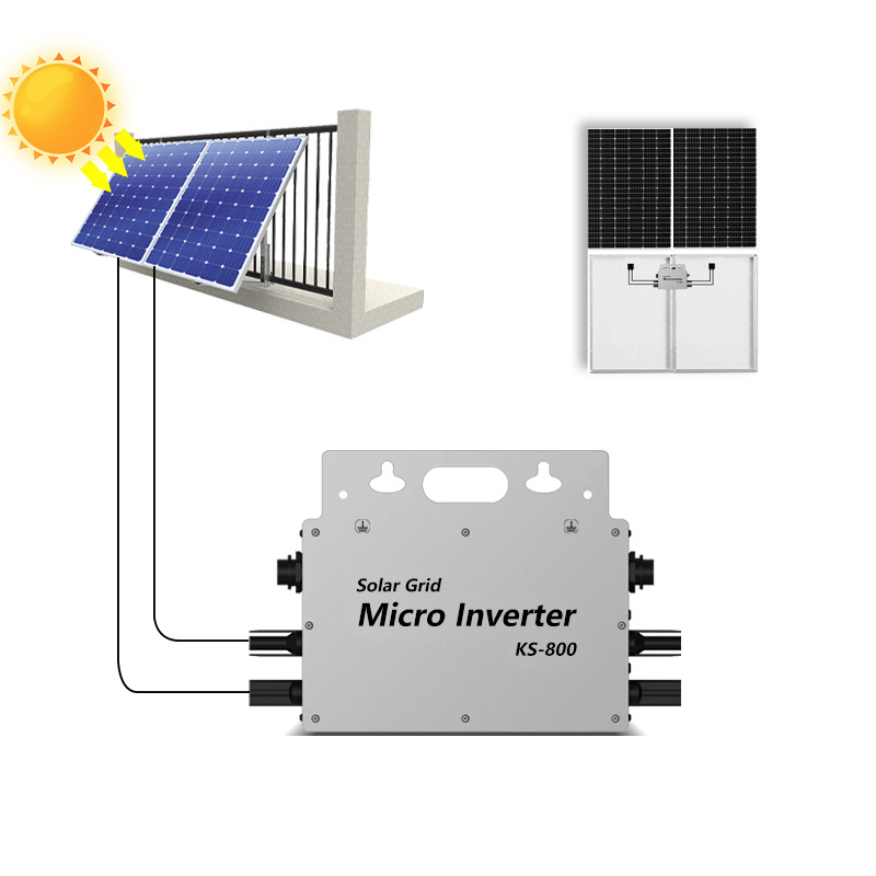 Micro Inverter 800w On Grid Solar System Dc To Ac For Pv Solar Energy System Mppt Ip65