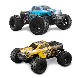 2.4G Full Scale 4*4 Brushless Big Wheel Rc Off Road Truck 45 KM/H High Speed Rc Car With LED Big Foot Radio Control Truck