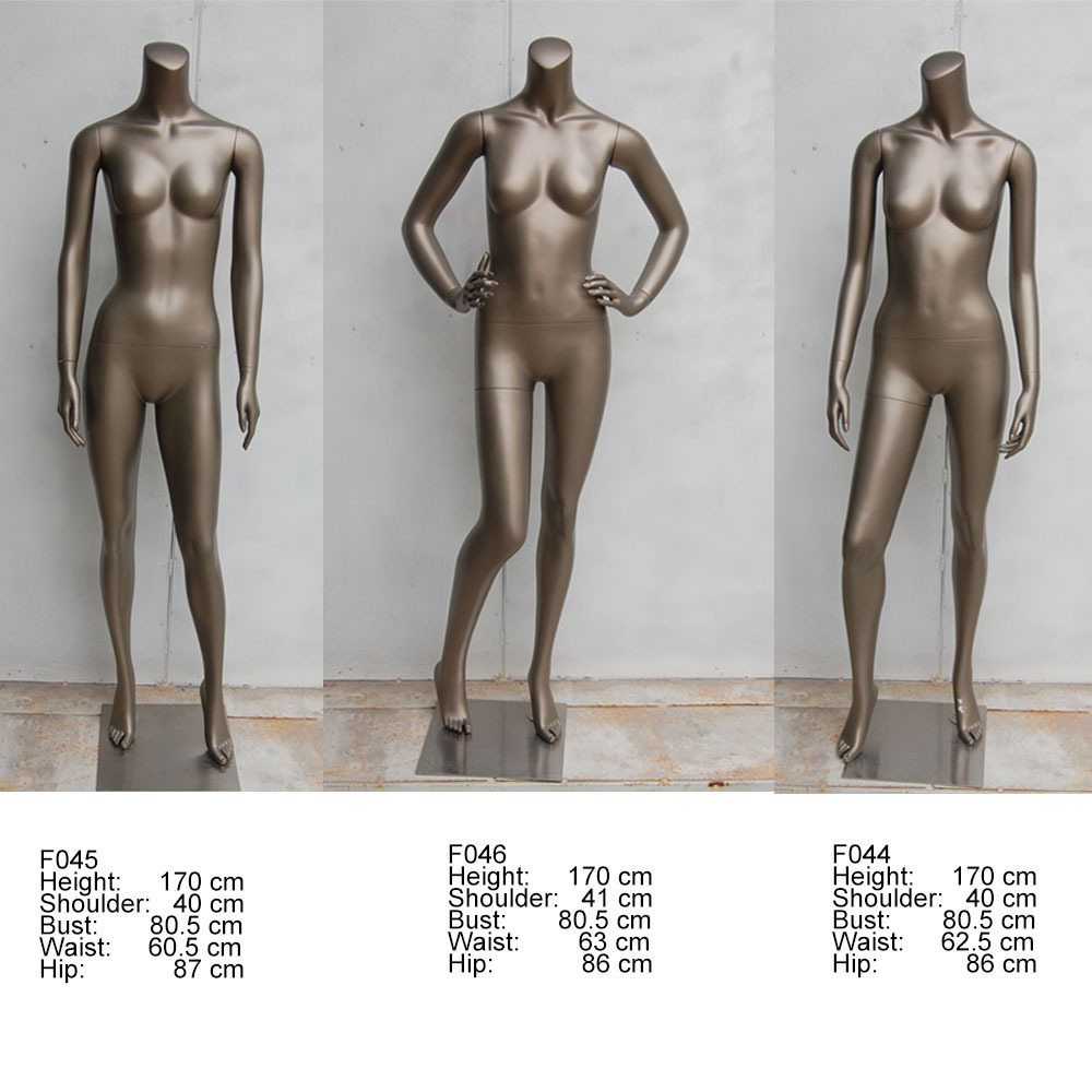 Full Body Display Dummy Mannequins Fashion Window Displaying Women Dress Form Mannequin