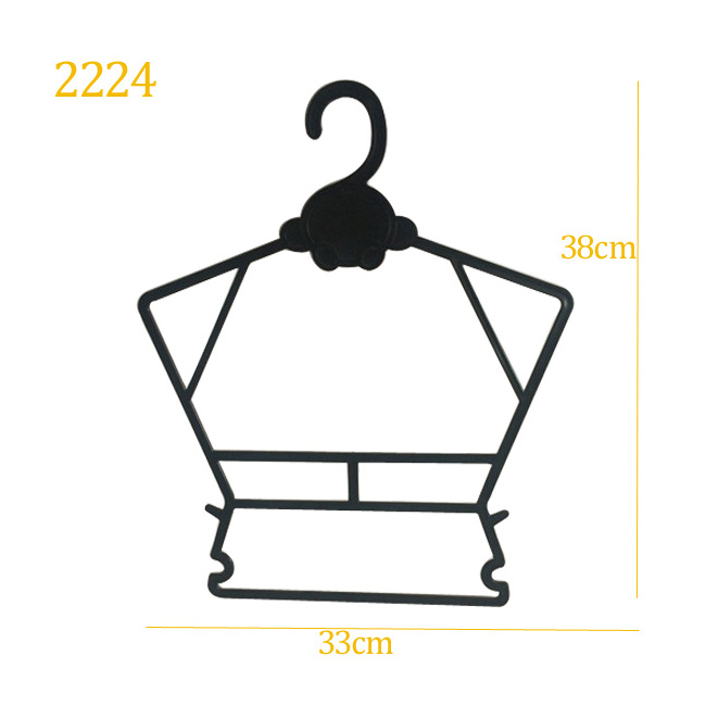 Flat thin plastic full body shape kids swimwear clothing hanger