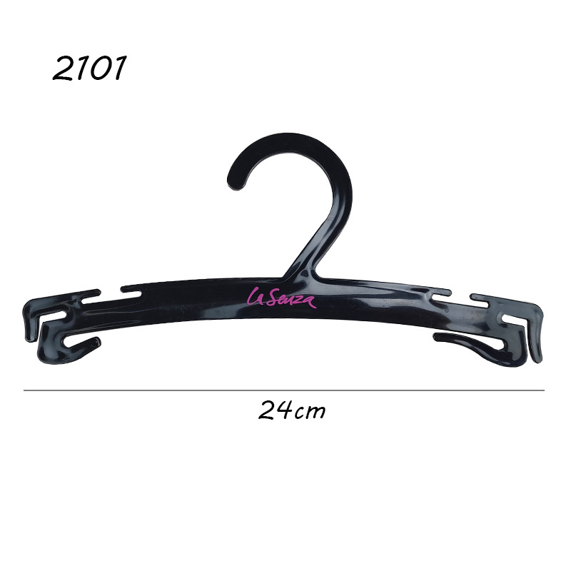 Fashion Plastic Female Underwear Lingerie Hanger with Customized Logo Clothing Eco-friendly Injection PS Clothes Store Display