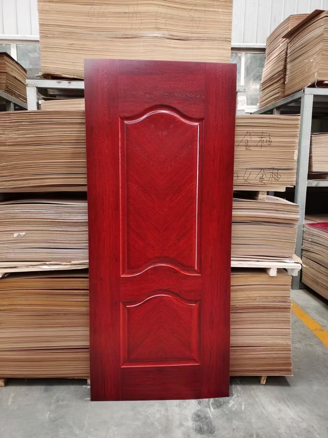 MDF Solid Melamine Door Interior Soundproof Wood Doors for House