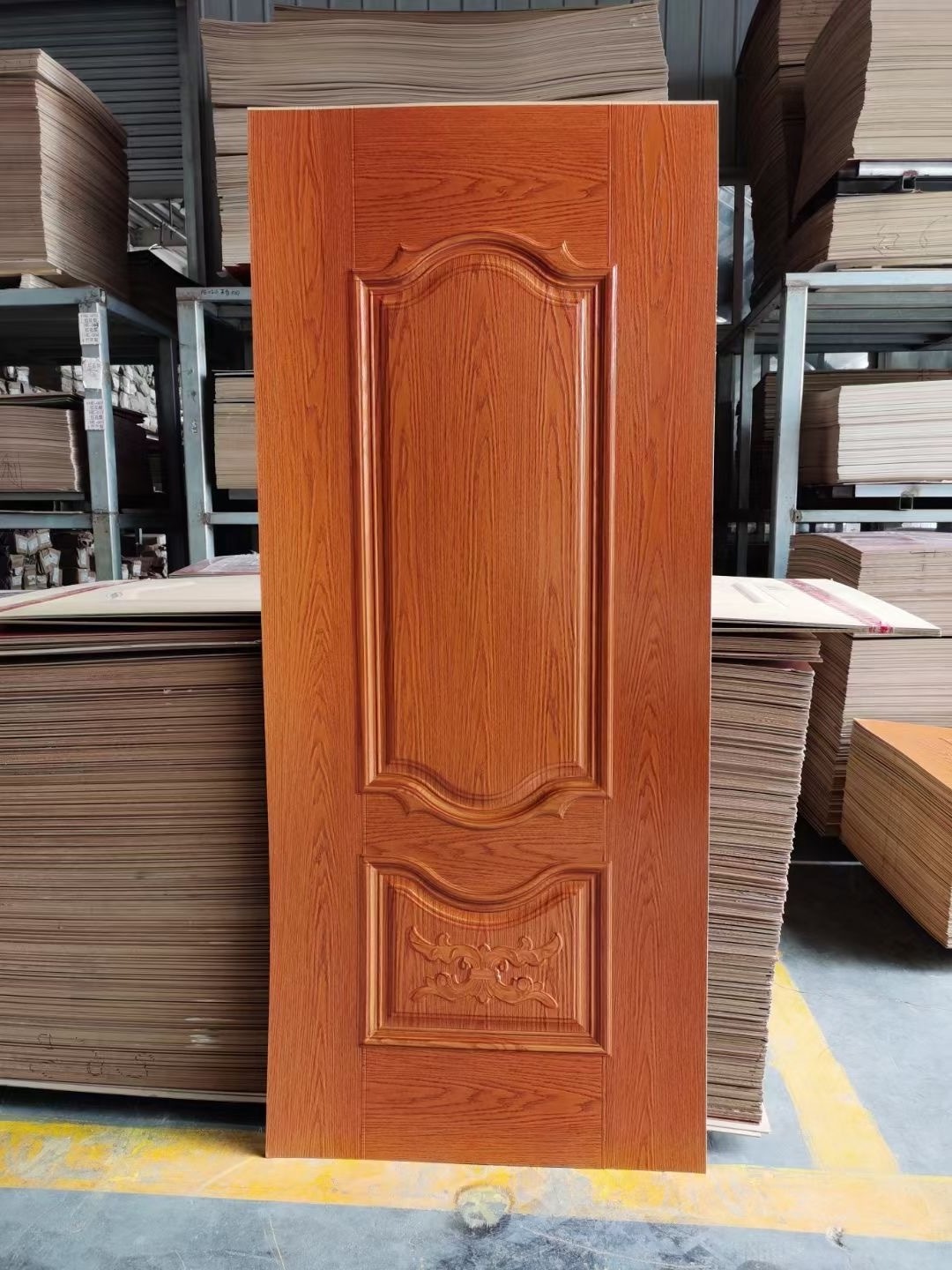 MDF Solid Melamine Door Interior Soundproof Wood Doors for House