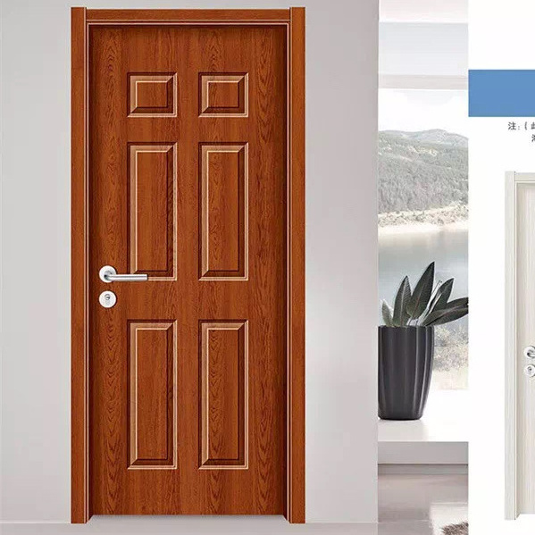 Interior Wooden HDF MDF Melamine Door Skin for Hotel/Villa