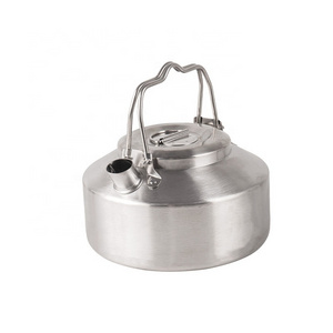 Factory Hot Sale Portable Stainless Steel Tea Kettle Hiking Camping Water Kettle Stainless Steel Outdoor kettle