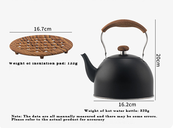 Light Luxury Customizable Indoor Kitchen Stove With Sound Stainless Steel Tea Kettle Stove 1.5L