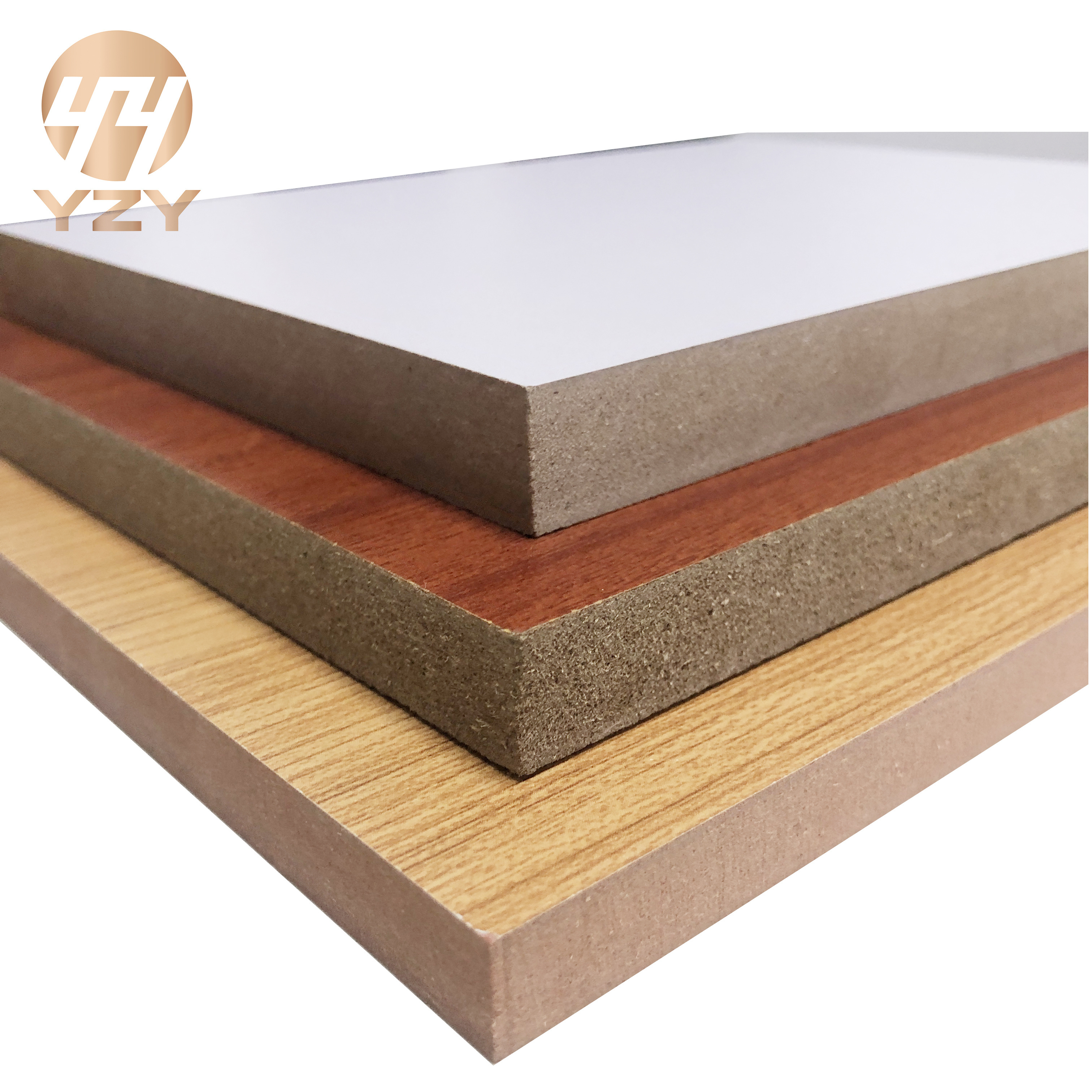 Factory Prices High Grade Melamine Paper Faced MDF Melamine MDF Board 18mm Wood craft mdf 15mm 18mm