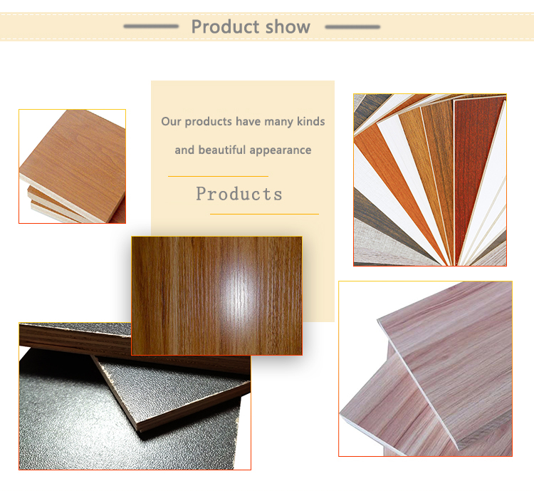 Factory Prices High Grade Melamine Paper Faced MDF Melamine MDF Board 18mm Wood craft mdf 15mm 18mm