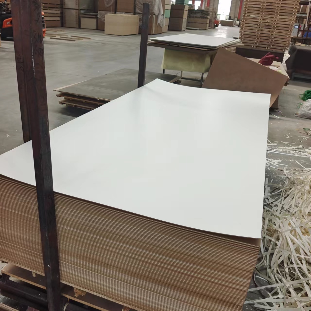 18mm white melamine laminated MDF Board HDF Board fibre boards