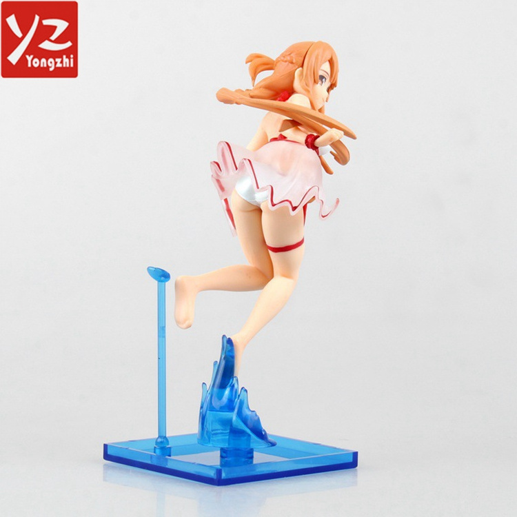 High Quality New Hot Sale 16 cm Sword Art Online Sexy Anime Girl Yuuki Asuna Action Figure