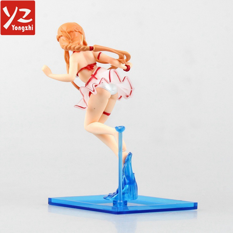 High Quality New Hot Sale 16 cm Sword Art Online Sexy Anime Girl Yuuki Asuna Action Figure