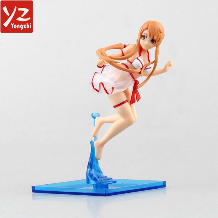 High Quality New Hot Sale 16 cm Sword Art Online Sexy Anime Girl Yuuki Asuna Action Figure