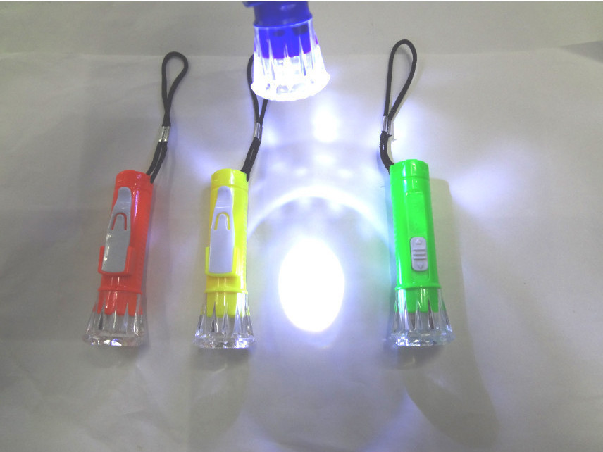 New Design Plastic Led Flashlight Cheap Mini Light Torch With Rope