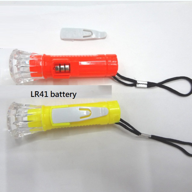 New Design Plastic Led Flashlight Cheap Mini Light Torch With Rope