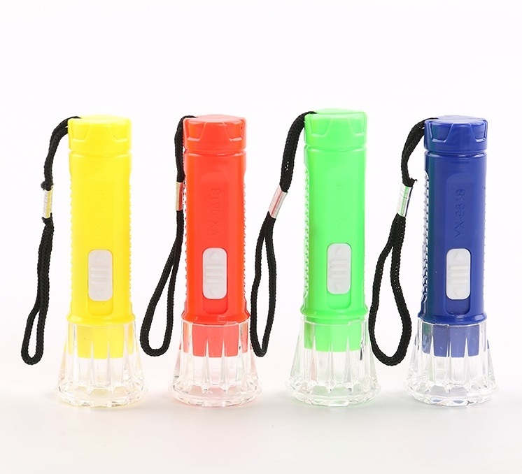 New Design Plastic Led Flashlight Cheap Mini Light Torch With Rope