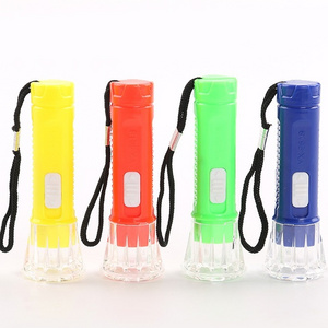 New Design Plastic Led Flashlight Cheap Mini Light Torch With Rope