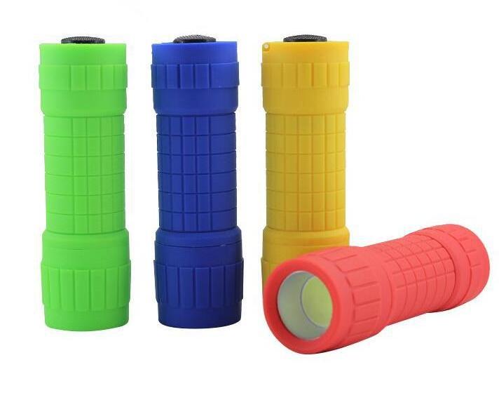 Rubber Flashlights Portable Practical Mini Plastic Manufacturers Customize Wholesale Led And Cob Outdoor  Led Flashlight