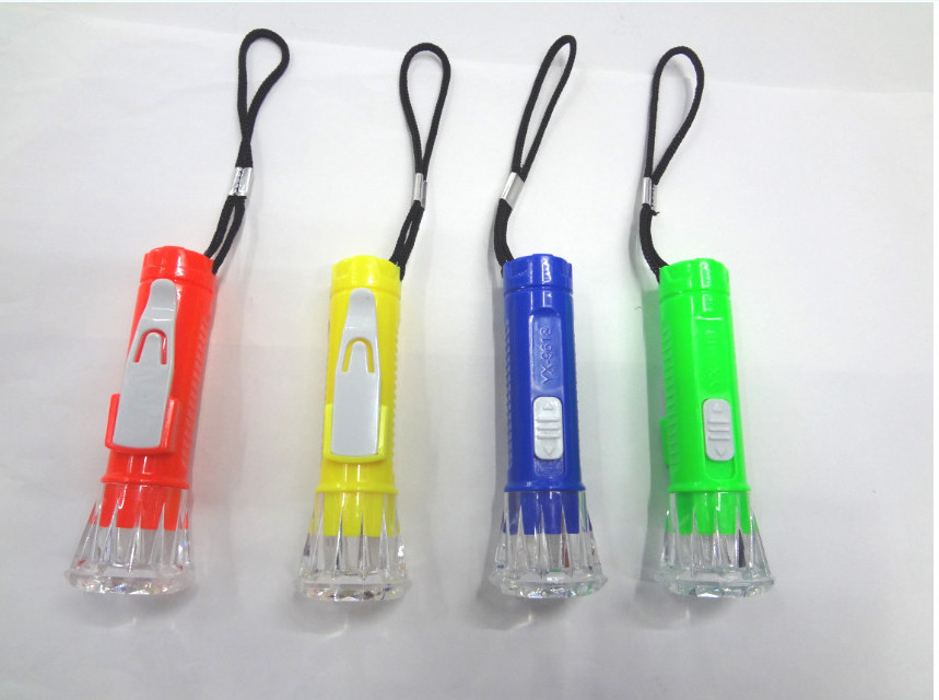 New Design Plastic Led Flashlight Cheap Mini Light Torch With Rope