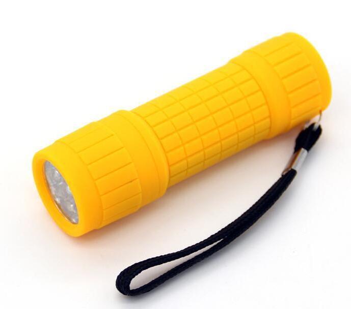 Rubber Flashlights Portable Practical Mini Plastic Manufacturers Customize Wholesale Led And Cob Outdoor  Led Flashlight