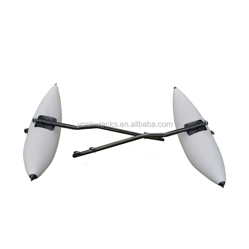 YONK Fishing Kayak Outrigger PVC Inflatable Pontoon Fishing Float Tube Buoy Kayak Stabilizer Kit