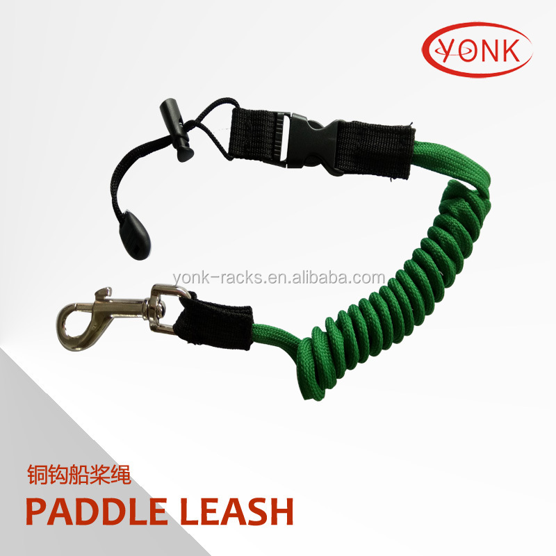 Yonk Marine Coiled Paddle Leash for Canoe Kayak Fishing