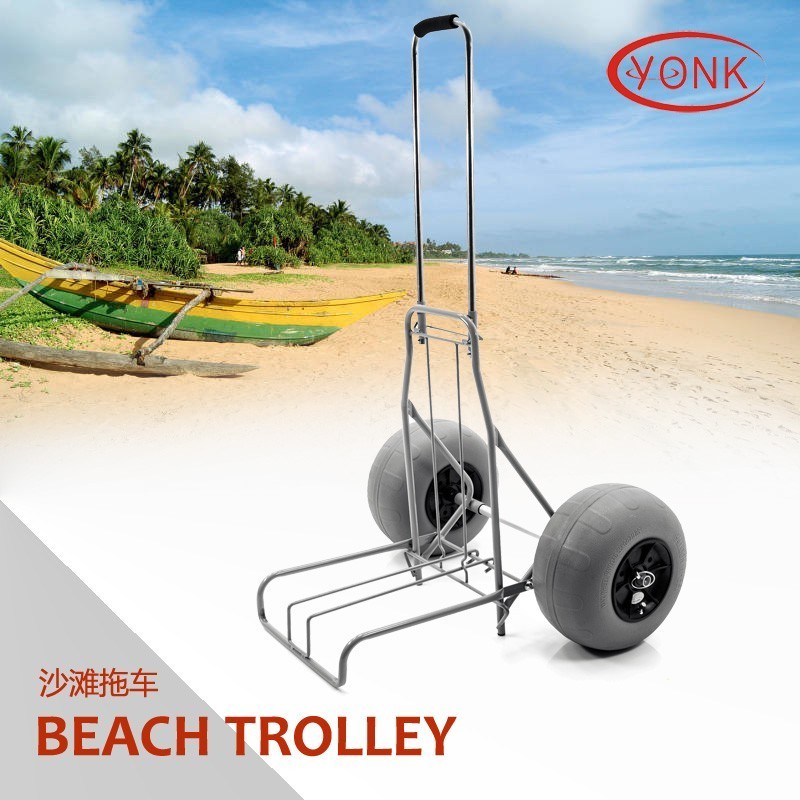 Yonk Steel Beach Cart Fishing Cart with 12