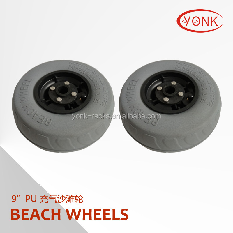 Yonk Pneumatic Wheel 9 inch Sand Balloon Wheel Beach Cart Tire