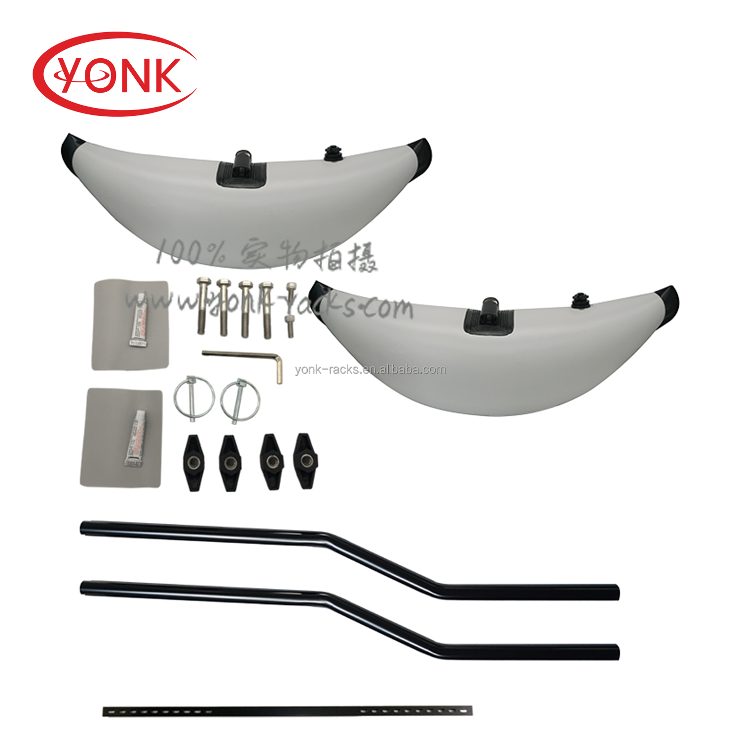 YONK Fishing Kayak Outrigger PVC Inflatable Pontoon Fishing Float Tube Buoy Kayak Stabilizer Kit