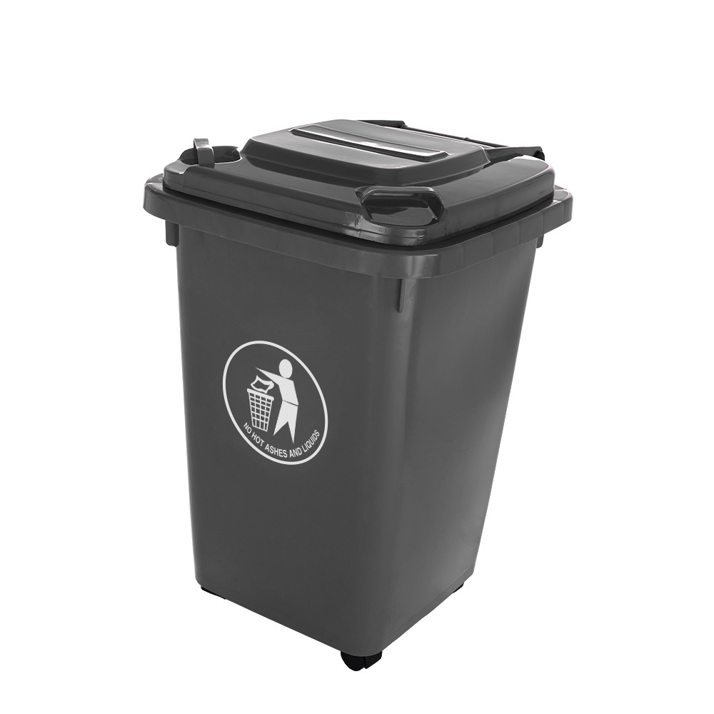 Custom new gardening 13 gallon trash cans usa with wheels 60l